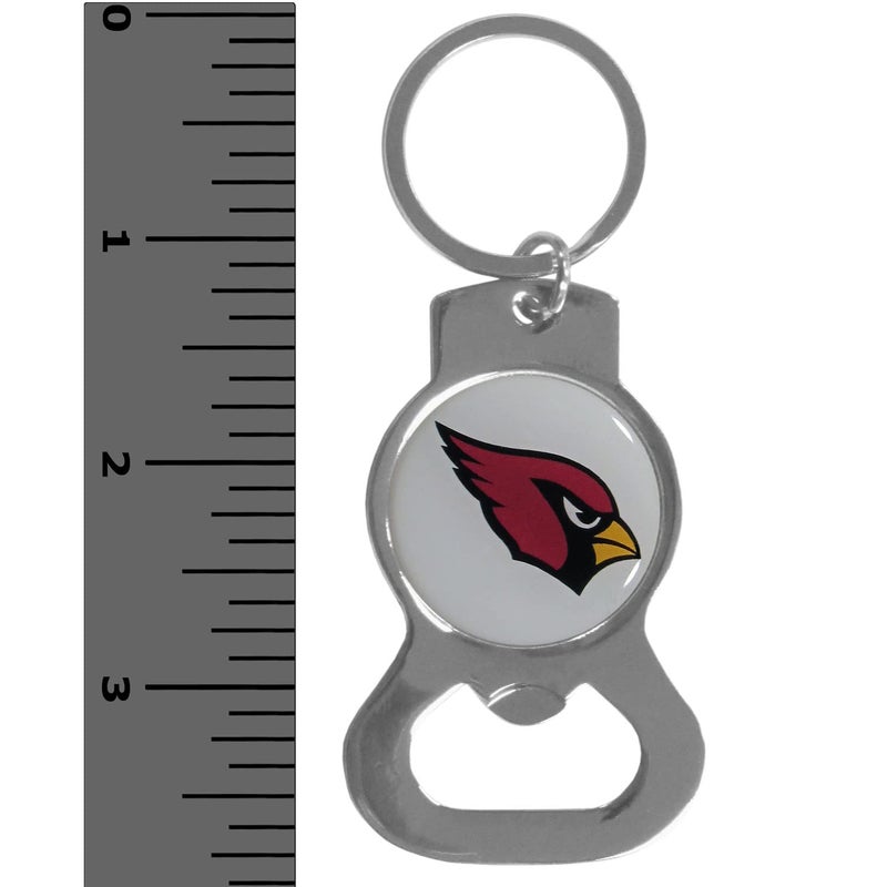Siskiyou NFL Siskiyou Sports Fan Shop Arizona Cardinals Bottle Opener Key Chain One Size Team Color , Black - Image 2